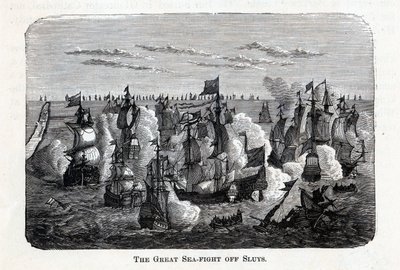 The Great Sea-Fight Off Sluys, 1882 af Unbekannt