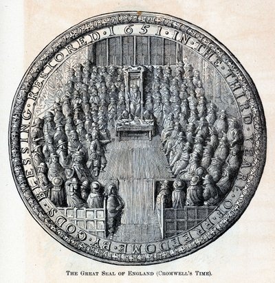 The Great Seal of England Cromwells Time, 1882 af Unbekannt