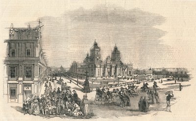 The Great Square, Mexico, 1845. af Unbekannt