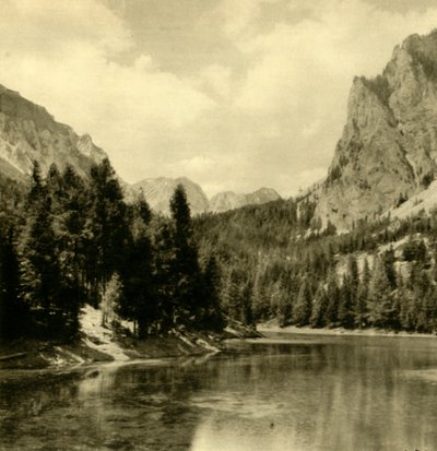 Grüner See, Steiermark, Østrig, c1935. af Unbekannt
