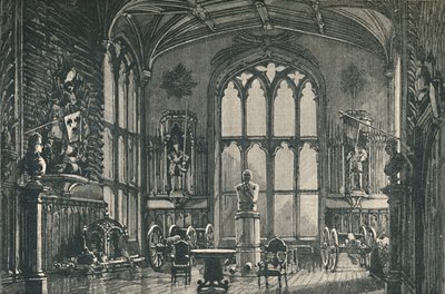 The Guard Room, eller Armoury, 1895 af Unbekannt