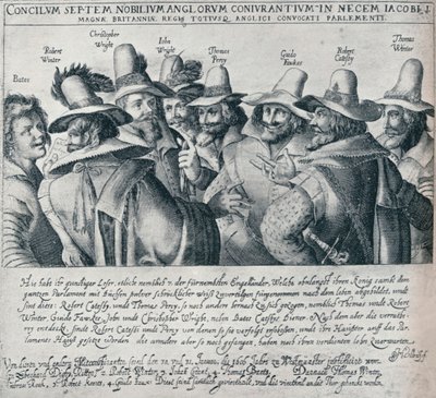 Krudtplotsammensvorne og deres tjener Bates, 1605, 1901 af Unbekannt