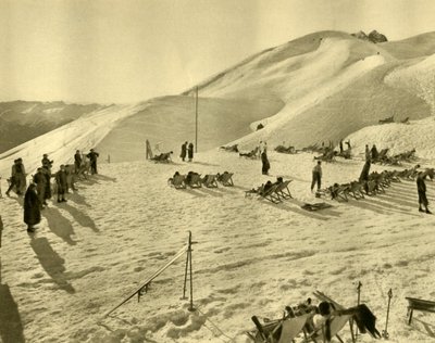Hafelekarbahn-skiliften, Innsbruck, Tyrol, Østrig, c1935. af Unbekannt