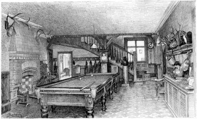 Salen i Silverbeck, c1880-1882 af Unbekannt