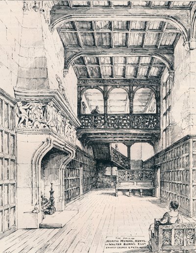 The Hall of North Mymms, Herts, 1898 af Unbekannt