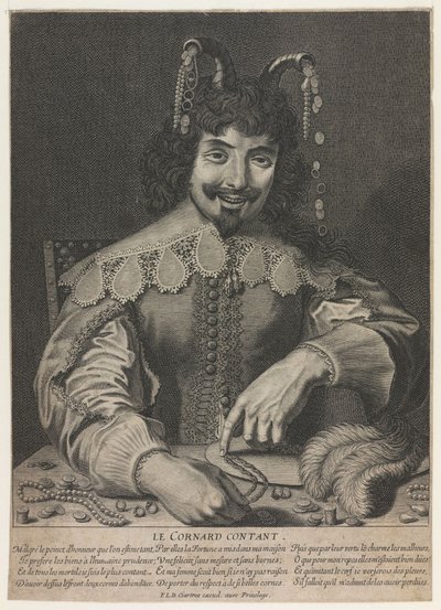Den glade haner, 1640 af Unbekannt