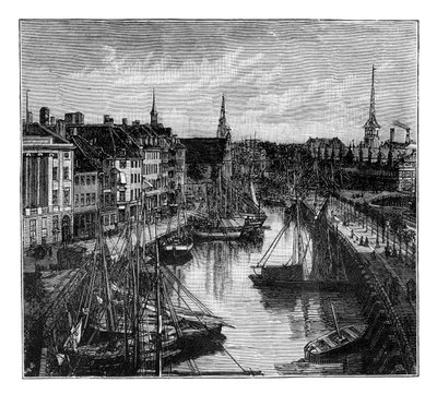 Havnen, København, Danmark af Unbekannt