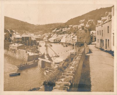 Havneindgangen - Polperro, 1927 af Unbekannt