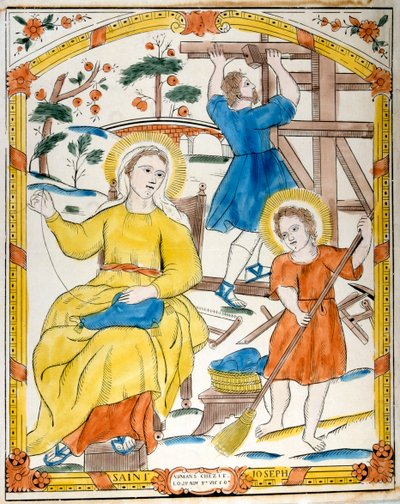 Den hellige familie, 1800-tallet af Unbekannt