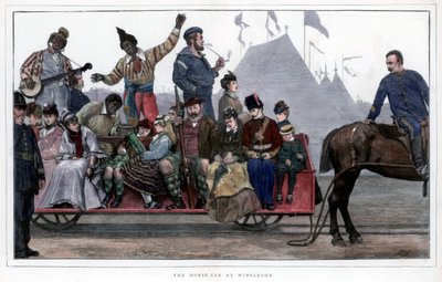Hestevognen i Wimbledon, 1872 af Unbekannt