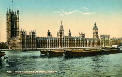 The Houses of Parliament, London, 1925. af Unbekannt