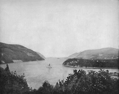 Hudson-floden ved West Point, c1897. af Unbekannt