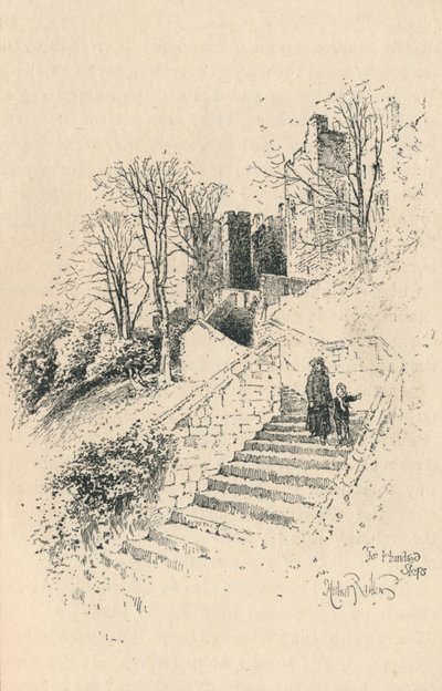 De Hundrede Skridt, 1895 af Unbekannt
