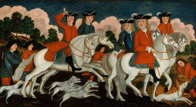 Jagtpartiet New Jersey, ca. 1750. af Unbekannt
