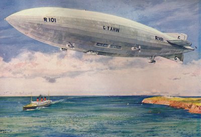 Den skæbnesvangre R101, 1927 af Unbekannt