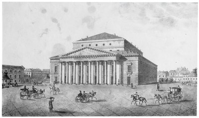 Det kejserlige Bolshoi Kamenny Theatre, Skt. Petersborg, Rusland, 1820