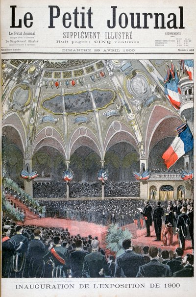 Indvielsen af Verdensudstillingen i 1900 af Unbekannt