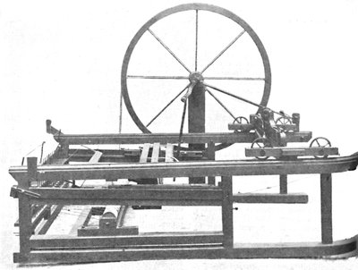 The Genious Spinning Jenny Opfundet af James Hargreaves, c1925 af Unbekannt