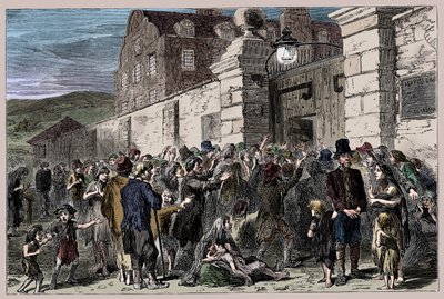 Den irske hungersnød, 1845-1849, 1900 af Unbekannt
