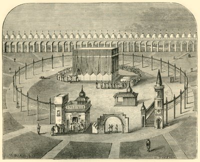 Kabaen, Mekka, 1890. af Unbekannt