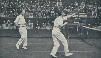 Kongen som græsplæne-tennisspiller, 1926, 1937. af Unbekannt