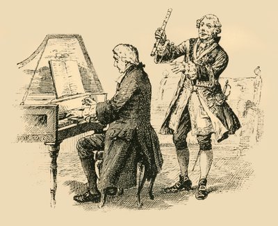 Kongen udbrød gentagne gange: Kun én Bach! Kun én Bach! , 1907. af Unbekannt