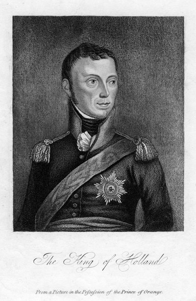 Kongen af Holland, 1800-tallet af Unbekannt