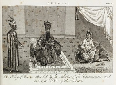 Kongen af Persien, c 1810-1829 af Unbekannt
