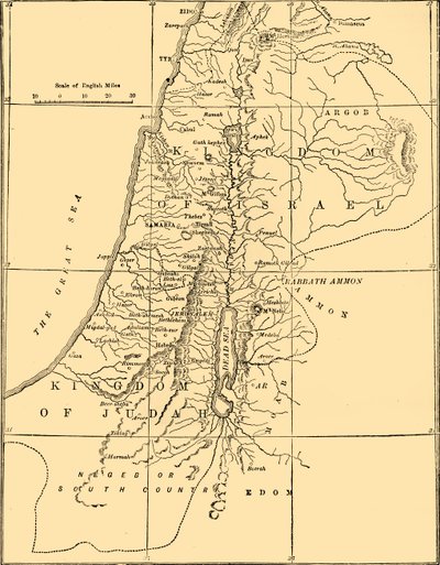 Kongerigerne Juda og Israel, 1890. af Unbekannt