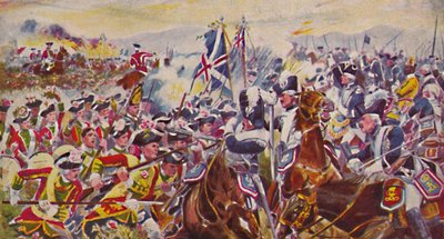 Kings Own Yorkshire Light Infantry. Slaget i Rosemarkerne ved Minden, 1759, 1939 af Unbekannt