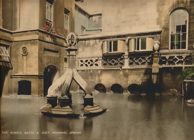 The Kingss Bath & Hot Mineral Spring, Bath, Somerset, c 1925 af Unbekannt