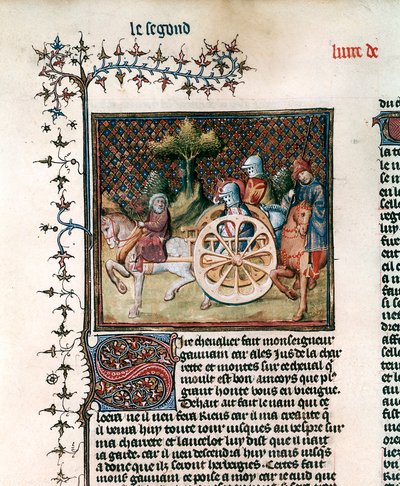 Ridderen af vognen Sir Lancelot, 1344 af Unbekannt