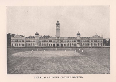 Kuala Lumpur Cricket Ground, Malaya, 1912. af Unbekannt