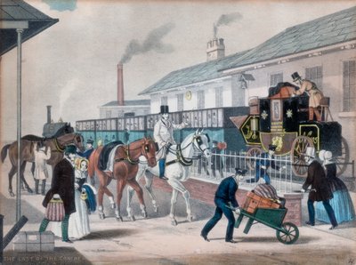 Den sidste af trænerne, c1840 af Unbekannt