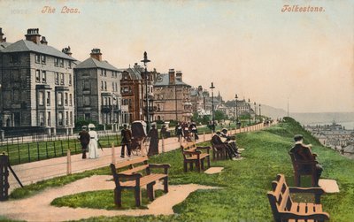 Leas. Folkestone, slutningen af det 19.-begyndelsen af det 20. århundrede af Unbekannt