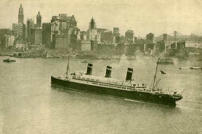 The Leviathan i New York, c1930. af Unbekannt