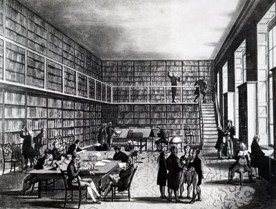 The Library of the Royal Institution, Albemarle Street af Unbekannt