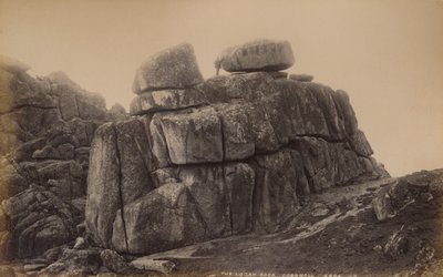 The Logan Rock, Cornwall, 1929. af Unbekannt