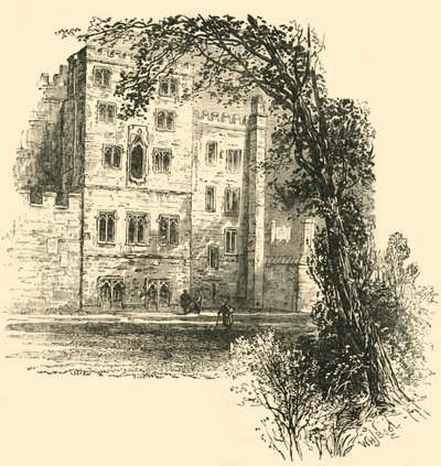 Lollards Tower, Lambeth Palace, c1878. af Unbekannt