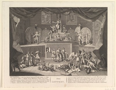 Lotteriet, [efter 1724]. af Unbekannt