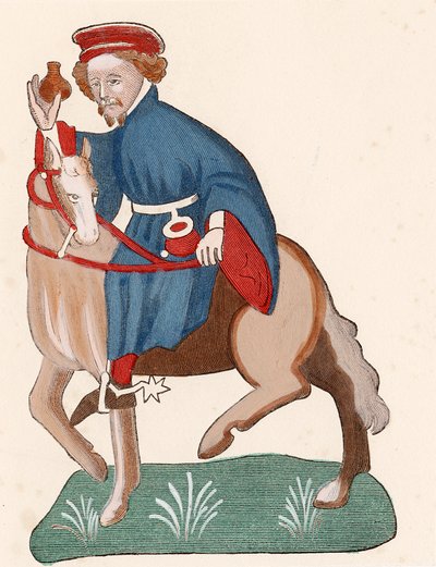The Manciple, fra Geoffrey Chaucers Canterbury Tales af Unbekannt