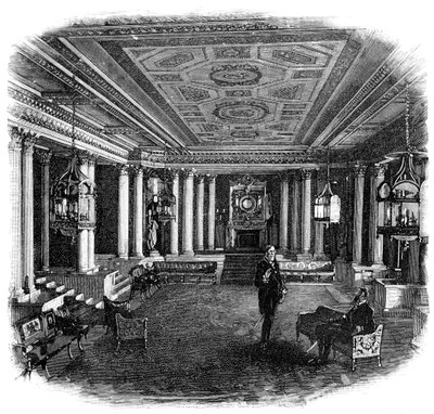 The Marble Hall, Buckingham Palace, 1900 af Unbekannt