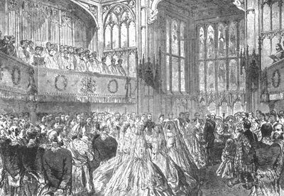 Prinsesse Helenas ægteskab med prins Christian af Slesvig-Holsten...1866, 1901. af Unbekannt