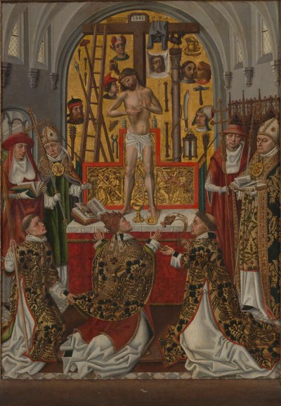 Sankt Gregor den Stores messe, ca. 1500. af Unbekannt