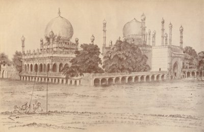 Mausoleet for Ibrahim Shah, konge af Bijapur, i Bijapur, 1821, 1936. af Unbekannt