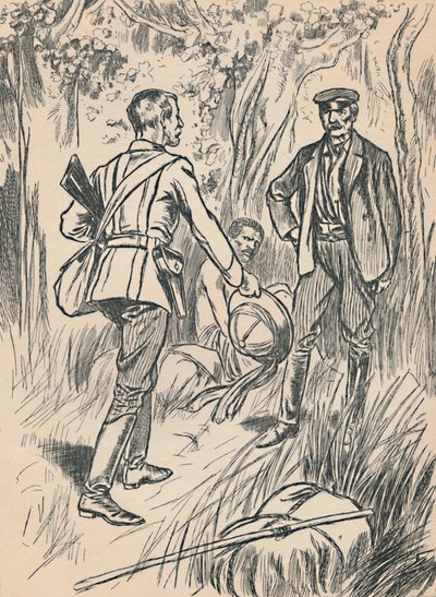 Mødet mellem Stanley og Livingstone, c1907 af Unbekannt