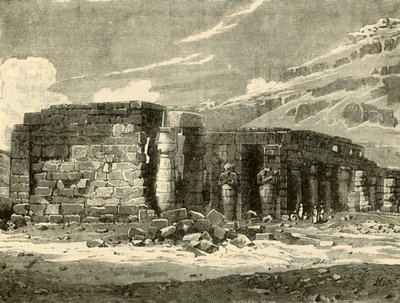 Memnonium i Theben, 1890. af Unbekannt