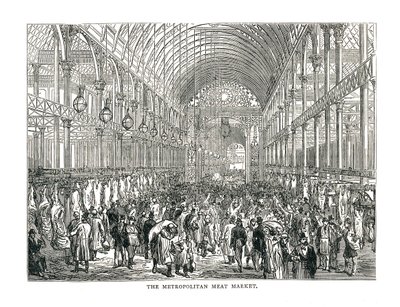 The Metropolitan Meat Market, 1878 af Unbekannt