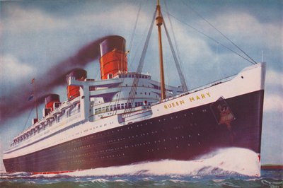 The Mighty Atlantic Record Breaker, Queen Mary, 1937 af Unbekannt