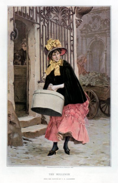 The Milliner, 1890 af Unbekannt